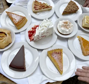 contramar dessert tray in mexico city