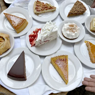 contramar dessert tray in mexico city